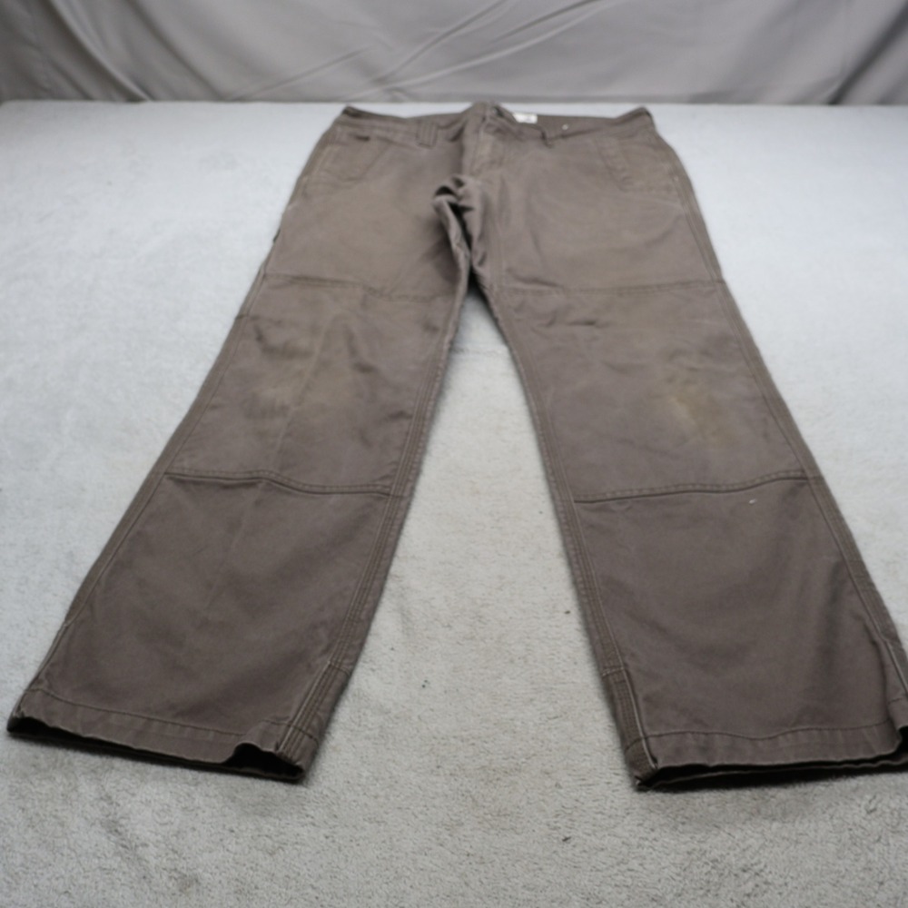 Mountain Khakis Pants Mens 32x29 Brown Organic Work Canvas Slim Fit Teton Pant